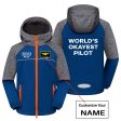 World s Okayest Pilot Designed Children Polar Style Jackets on Sale