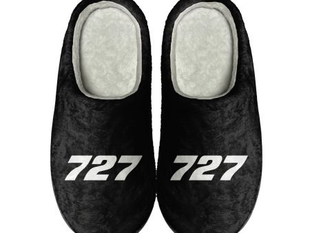 727 Flat Text Designed Cotton Slippers Supply