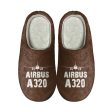 Airbus A320 & Plane Designed Cotton Slippers Fashion