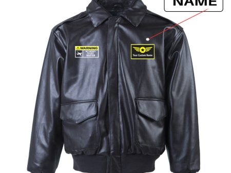 Warning May Constantly Talk About Aviation Designed Leather Bomber Jackets (NO Fur) Online