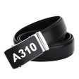 A310 Flat Text Designed Men Belts Cheap