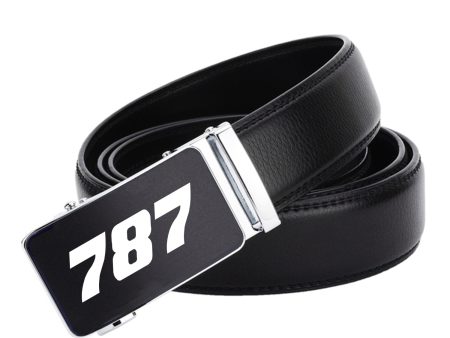 787 Flat Text Designed Men Belts Online Hot Sale