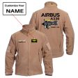 Airbus A330 & Trent 700 Engine Designed Fleece Military Jackets (Customizable) Fashion