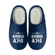 Airbus A340 & Plane Designed Cotton Slippers Online Hot Sale