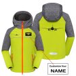 Airbus A320 Silhouette Designed Children Polar Style Jackets Cheap