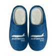 Airbus A320 Printed Designed Cotton Slippers Online now