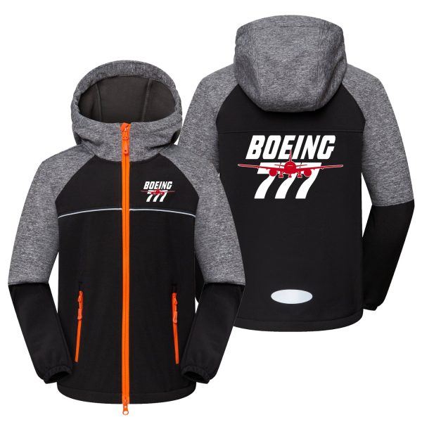 Amazing Boeing 777 Designed Children Polar Style Jackets Online now