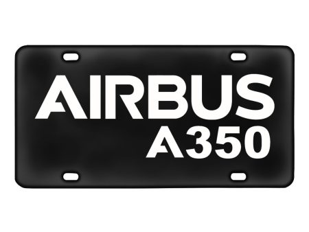 Airbus A350 & Text Designed Metal (License) Plates Discount