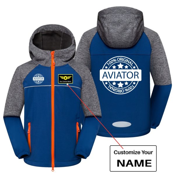 100 Original Aviator Designed Children Polar Style Jackets Online