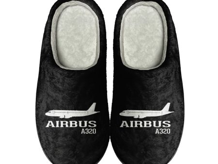 Airbus A320 Printed Designed Cotton Slippers Online now